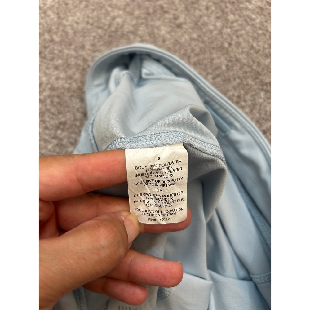 Apana Skort Womens Small Light Blue Excellent Perforated Active Tennis Skirt - Picture 9 of 11